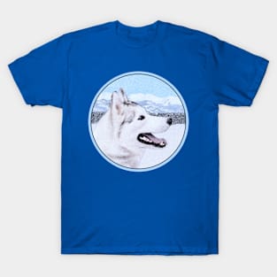 Siberian Husky (Silver and White) T-Shirt